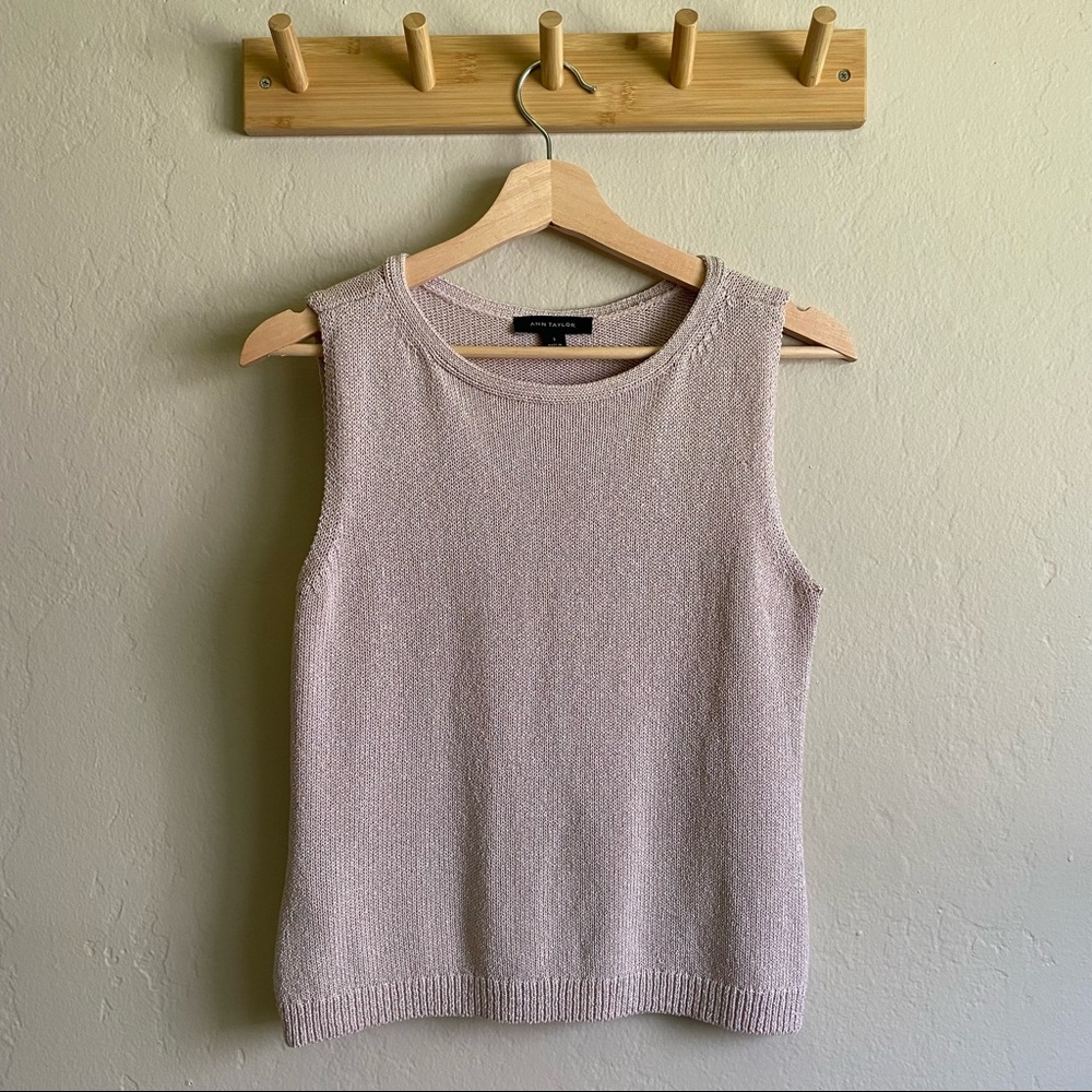 Ann Taylor pale pink top, Size S